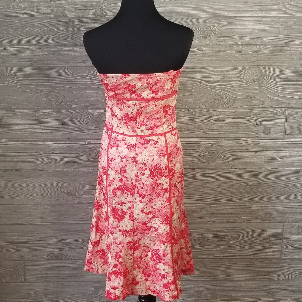 NWT ANN TAYLOR Strapless Floral Dress A0004.5 - Picture 3 of 8